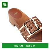 美国直邮 金色正品 bally 1h可退 女士 凉鞋 高档时尚 舒适百搭透