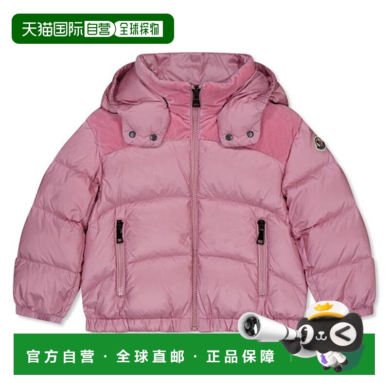 1h可退 香港直邮Moncler 盟可睐 女童 Isa Junior 女孩羽绒夹克童