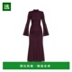 香港直邮SELF AW2025 SC25031MBU0BURGUNDY PORTRAIT 女士连衣裙