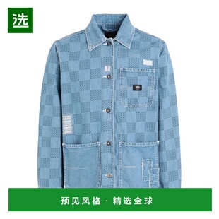 1h可退 【美国直邮】VANS男士外套牛仔短款单排扣休闲时尚 保暖舒