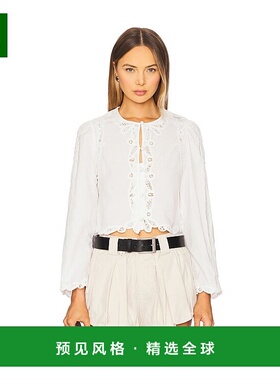 1h可退 香港直邮SEA 海洋 女士 Elke 饰带长袖衫 SS25088新款上衣