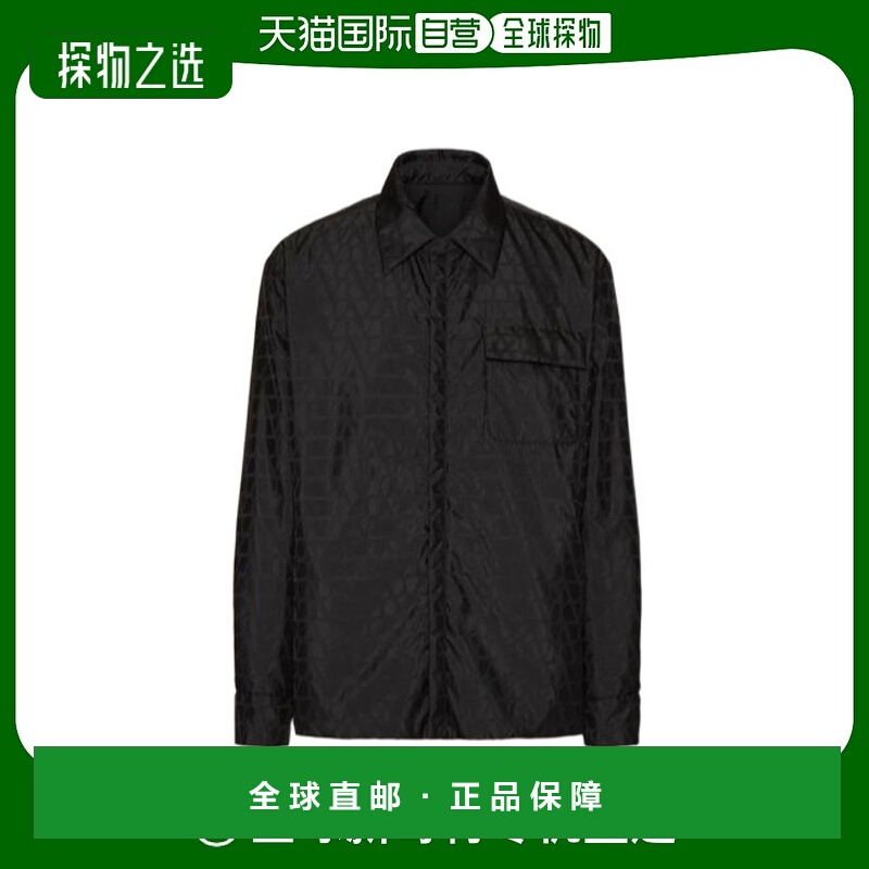 【99新未使用】香港直邮Valentino 翻领长袖休闲夹克 4V3CJJ109VF