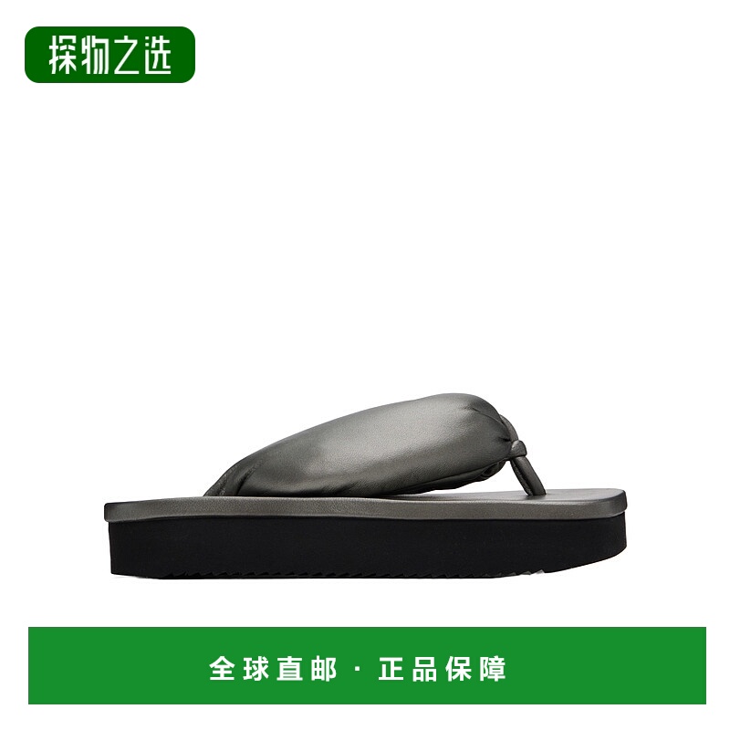 香港直邮Rick Owens 方头一脚蹬拖鞋 RP01E7811LLPM