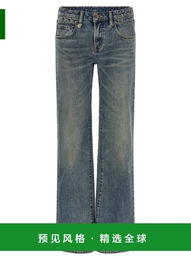 1h可退 香港直邮R13 女士牛仔裤 R13WD090D378AGLADEBLUESTRETCH