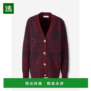 香港直邮PACO RABANNE 女士针织衫 25HMPU066ML0328V622TWEEDRED