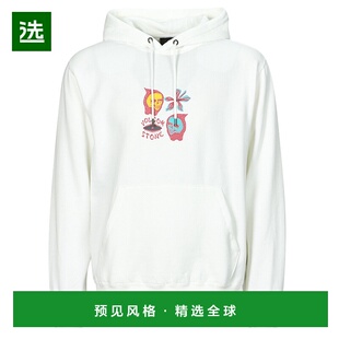 欧洲直邮Volcom 男士 EARTH TRIPPER PO 白色卫衣 帽衫