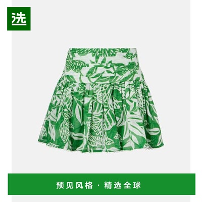 1h可退 香港直邮Poupette St Barth 女士 Colleen 花朵棉质迷你半