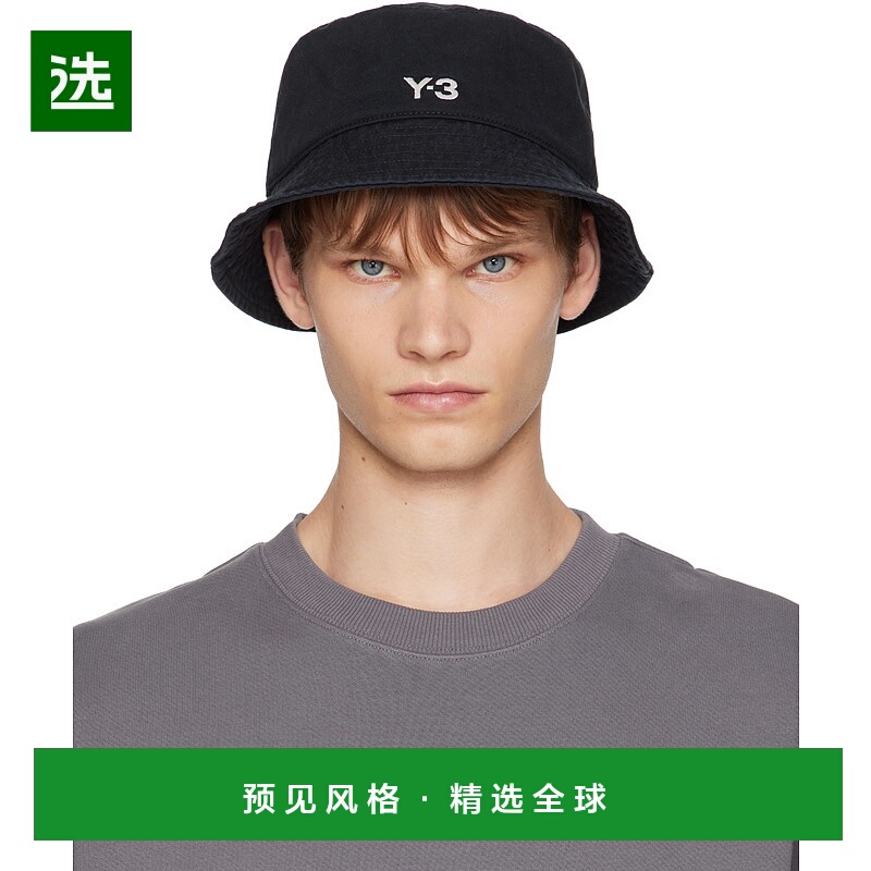 香港直邮Y-3 男士 黑色徽标渔夫帽 IX7000 black黑色 舒适时尚