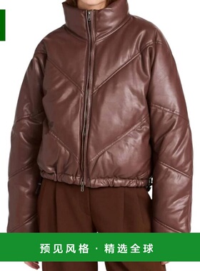 1h可退 【美国直邮】A．L．C．女士Morrison棕色羽绒夹克外套