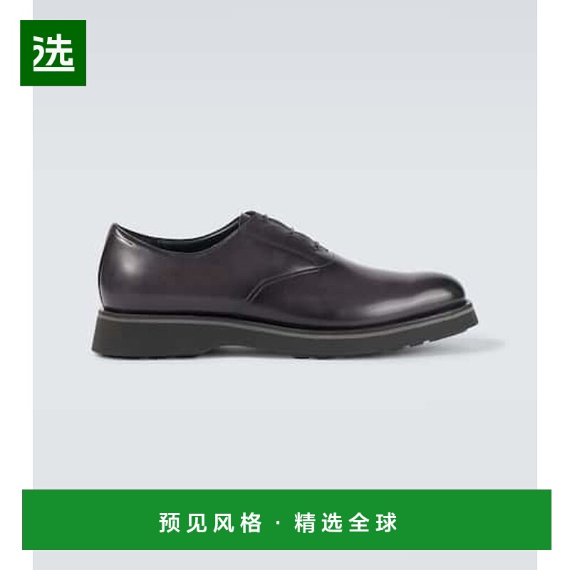1h可退 香港直邮Berluti 伯尔鲁帝 男士 Alessio 皮质牛津鞋