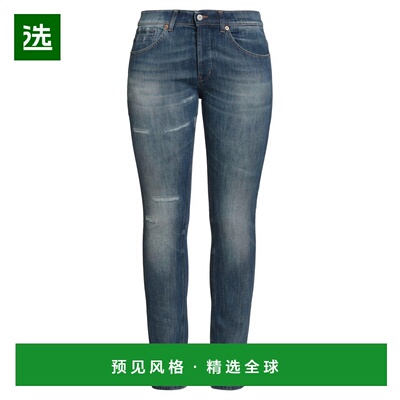 1h可退 香港直邮Dondup 女士 牛仔长裤 blue蓝色 舒适时尚