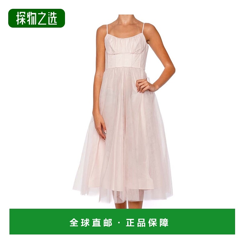 香港直邮Zimmermann 薄纱中长连衣裙 2420DR25R