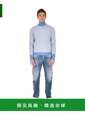 香港直邮DRUMOHR 男士针织衫  D2K104RB60 AW2025浅蓝色羊绒