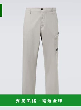 1h可退 香港直邮cp company 男士 Lens 棉质缎面工装裤 grey灰色