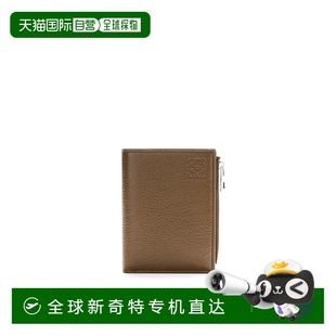 欧洲直邮LOEWE罗意威24新品 1h可退 纤巧紧凑型绒面革钱包