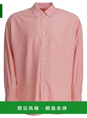 香港直邮AURALEE 男士衬衫 A25SS01SBLIGHTREDCHAMBRAY SS2025