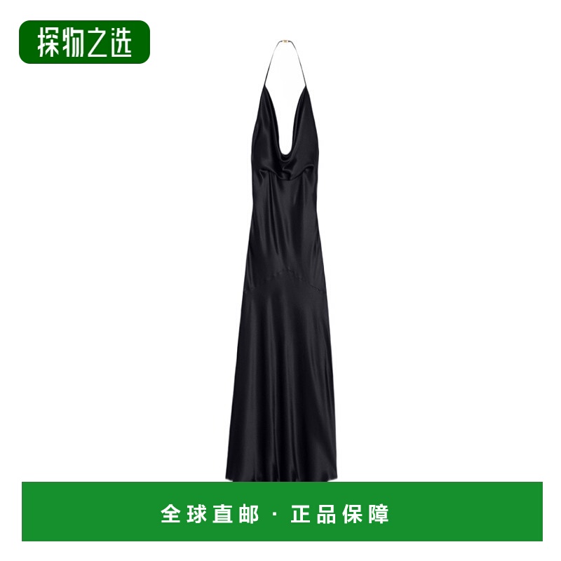 香港直邮Celine 褶皱细节长款连衣裙 2R86J346H.