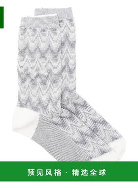 1h可退 香港直邮MISSONI 米索尼 女士 人字纹棉袜子 CZ00CMDA352