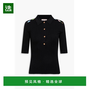 1h可退 香港直邮Emilio Pucci 璞琪 女士 罗纹棉质Polo衫 3EKM673