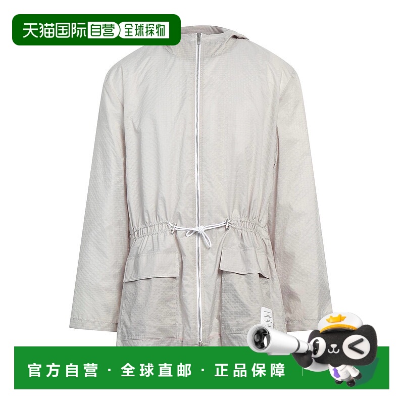 1h可退 香港直邮Thom Browne 汤姆·布朗 男士 夹克 grey灰色 舒