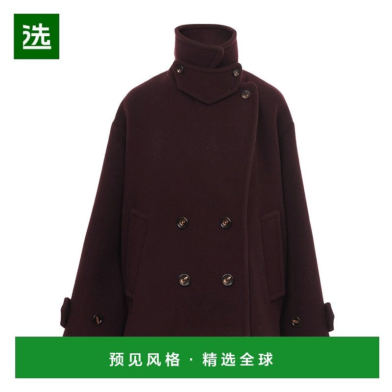 香港直邮Chloe 超大号羊毛短大衣 CH25WMA96272