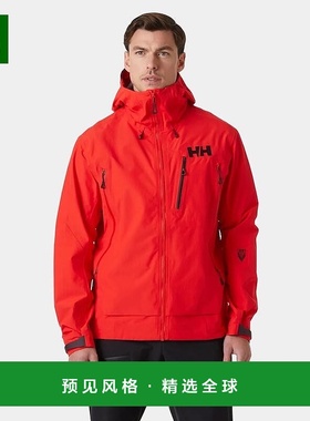 欧洲直邮Helly Hansen 男士红色聚酰胺Odin9Worlds3.0软壳面夹克