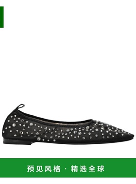 香港直邮Tory Burch 水晶芭蕾鞋 162066经典汤丽柏琦单鞋一脚蹬