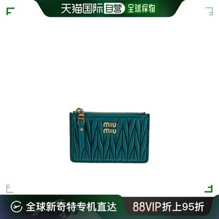 Miu 香港直邮Miu 5MB0602FPP 99新未使用 拉链钱包