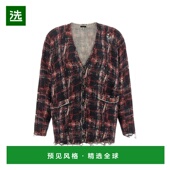 香港直邮R13 女士 Torn 1h可退 针织开衫 R13WY198Y261ABLACKREDW