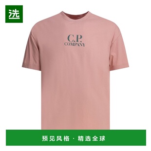 1h可退 香港直邮cp company 男士 CP公司標誌印花圓領T卹 18CMTS1