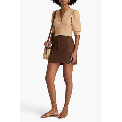 1h可退 香港直邮VERONICA BEARD 女士 Coralee 府绸拼块皮玛棉棉