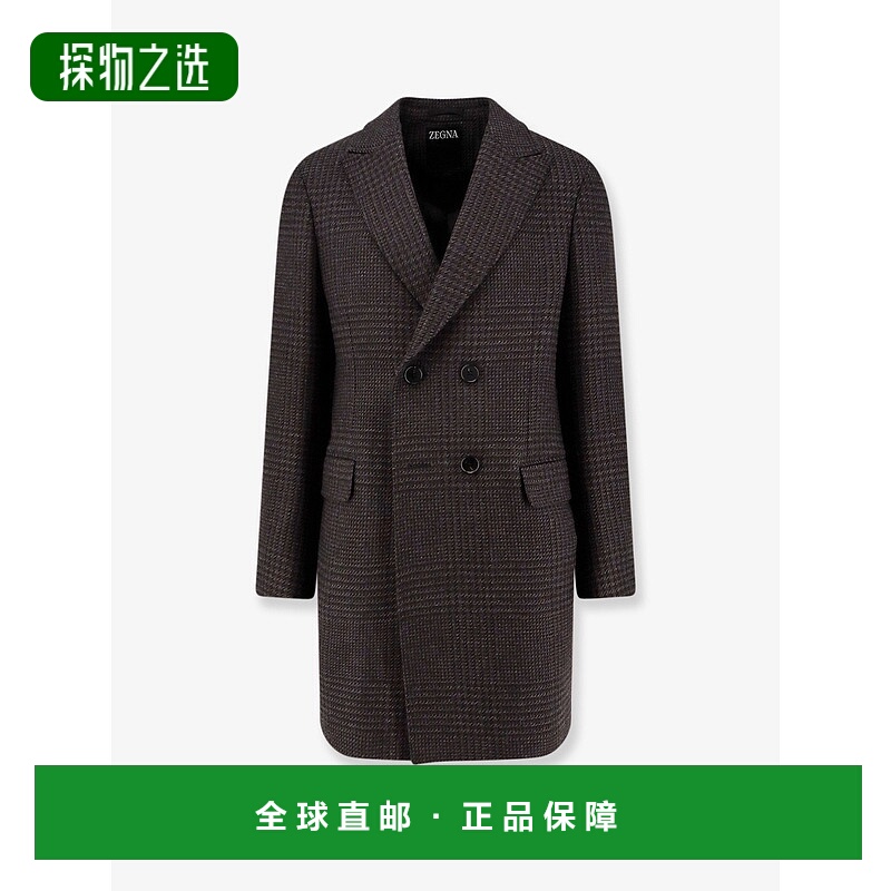 香港直邮zegna 杰尼亚 男士 羊毛大衣 297705A24DG2G0026