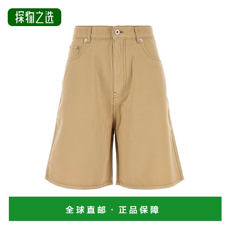 香港直邮Miu Miu 缪缪 女士 標誌細節百慕達短褲 GWP568SOOO17N0