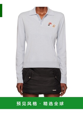 香港直邮WE11DONE 女士针织衫 WDKT225679WGY AW2025 白色 长袖Po