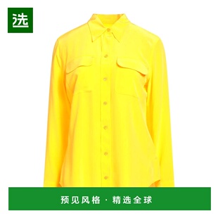 1h可退 香港直邮EQUIPMENT 女士 Blouses 真丝衬衫 yellow黄色 舒