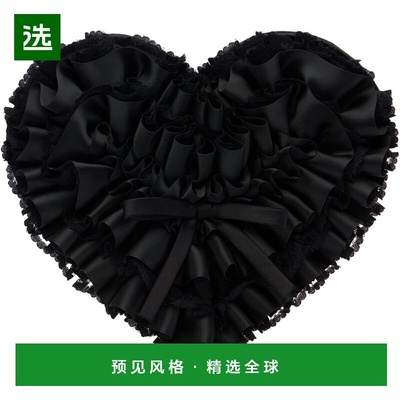 1h可退 香港直邮Ashley Williams 女士 黑色 Bow Heart 手拿包 AW