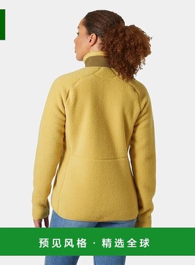 欧洲直邮Helly Hansen 女士沙黄色聚酰胺帝国起绒粗绒夹克