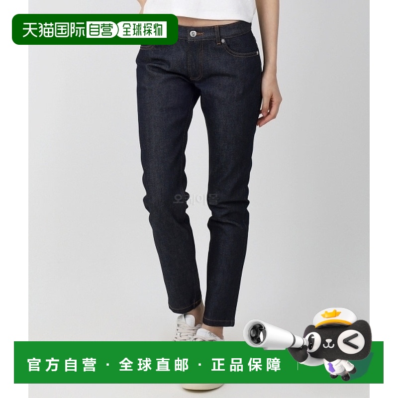 韩国直邮A.P.C牛仔裤男女同款黑色时尚宽松舒适COZZI F09042 IAI
