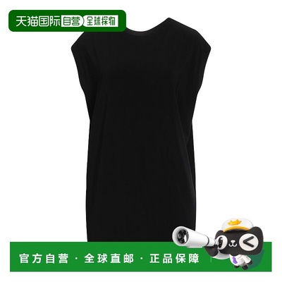 1h可退 香港直邮NORMA KAMALI 诺玛·卡玛丽 女士 T恤 black黑色