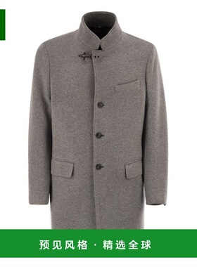 香港直邮FAY 男士外套 NAM5451025JXLQB201 AW2025 灰色 Wool coa