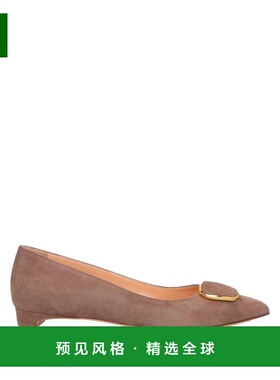 1h可退 香港直邮Rupert Sanderson 女士 芭蕾舞鞋 brown棕色 舒适