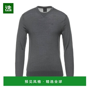 1h可退 香港直邮Armani Exchange 男士 毛衣 grey灰色 舒适时尚