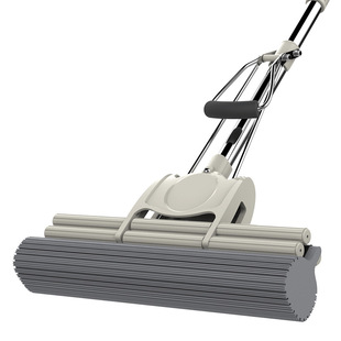 海绵拖把挤水大号拖把洗直杆拖把吸水家居棉胶懒人免拖把手批发