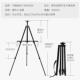 伸缩铁画架美术素描写生画板儿架童展涂鸦览三脚架画架广中盛画材