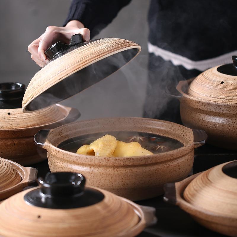 日陶式商用耐高温陶瓷煲仔饭汤火锅煮茶沙HT锅灶火石土锅砂锅