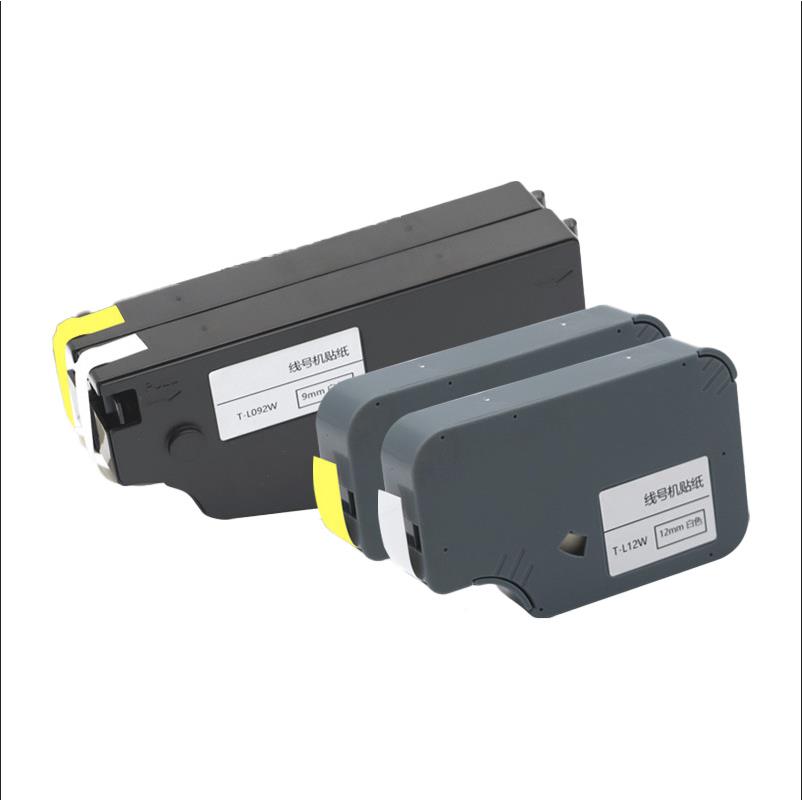 经纬1兼容硕2方线号机色带TP-R1002BK R00K LA1001W白色贴纸适用B