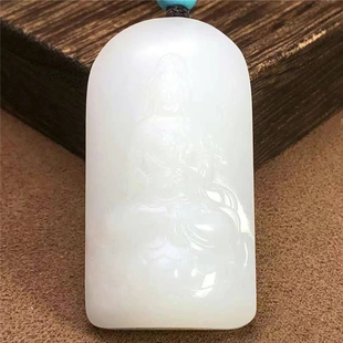 安道子天然和田玉挂件男女同款高质量多款可选官方企业店正品回收