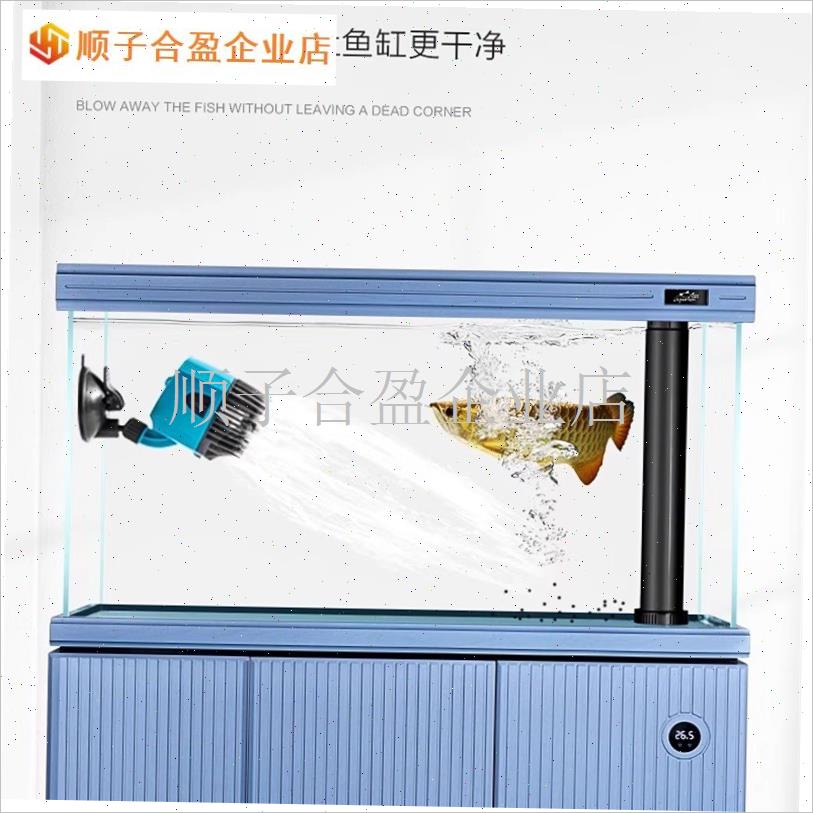 创宁造浪泵静音冲浪泵吹粪器底吹粪泵溪流造小型造X浪超静音吹浪.