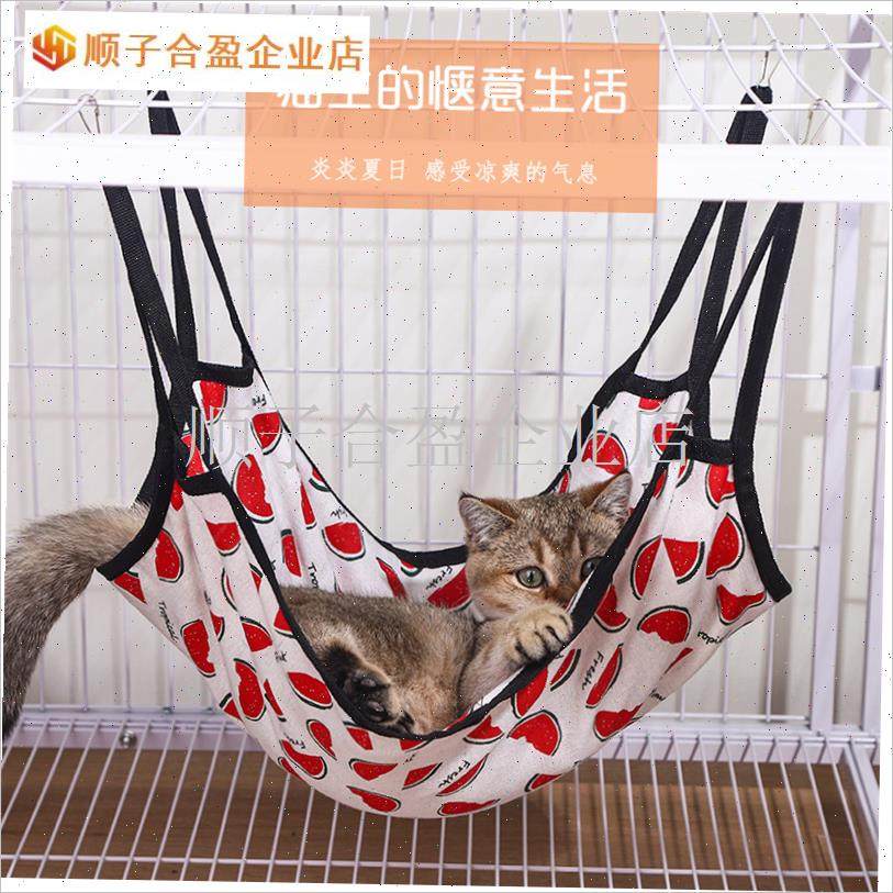 猫咪吊床笼d子用猫吊床挂窝猫秋千悬挂式猫窝宠物猫猫吊篮挂床猫.
