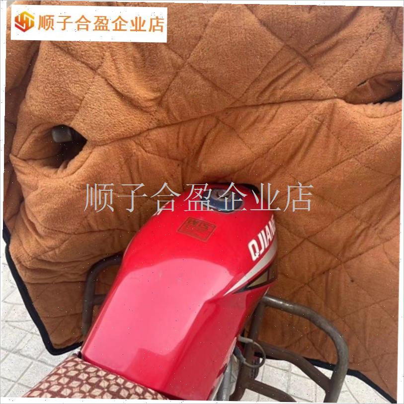 125跨骑150摩托车前冬季E加绒加厚加大防水冬天骑跨三轮防.
